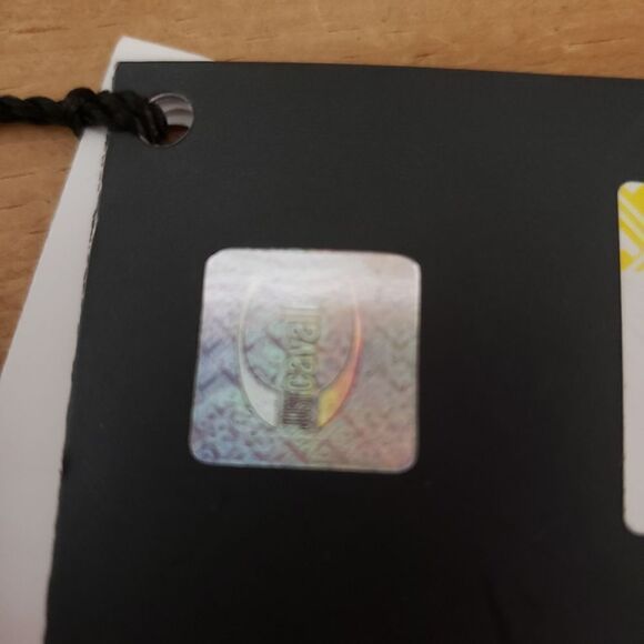 Just Cavalli Size 26 NWT Blue red Print Distressed High Waist Skinny Jeans - Picture 10 of 16